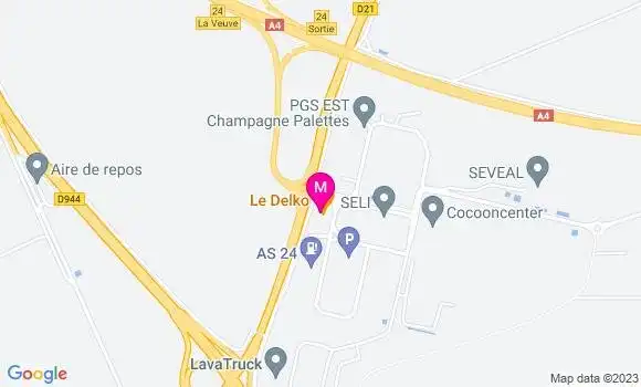 Localisation Restaurant  Le Delko