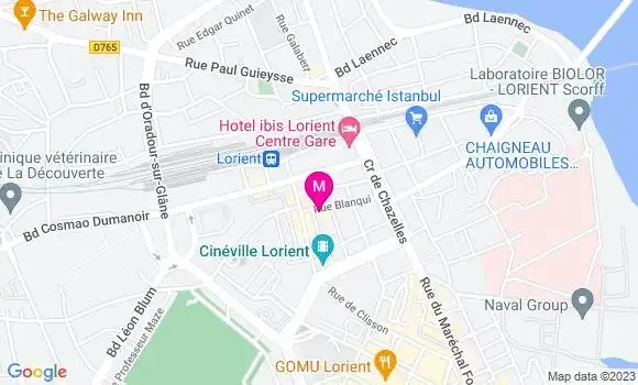 Localisation Restaurant  Gare aux Goûts