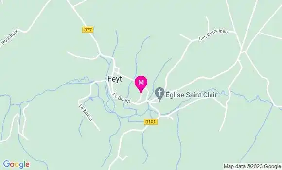 Localisation Restaurant  Detour Christine