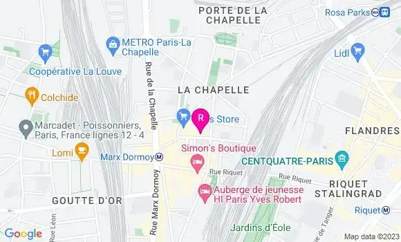 Localisation Restaurant Chinois Hanouman