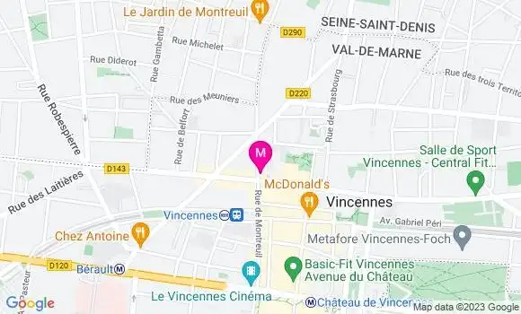 Localisation Restaurant Chinois Le Royal
