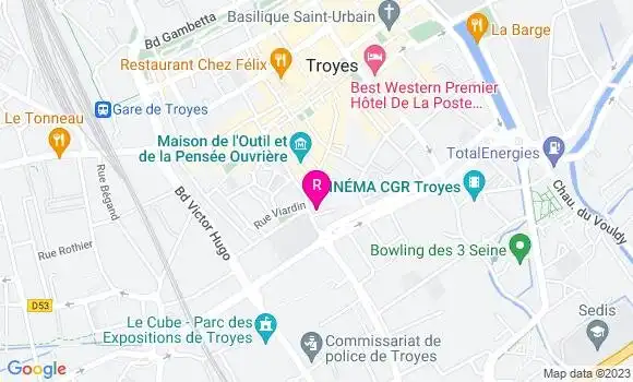 Localisation La Brasserie