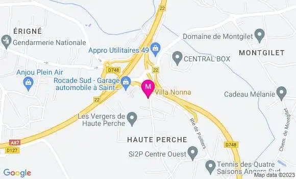 Localisation Restaurant  Villa Romane