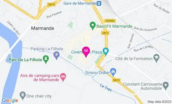 Localisation Restaurant  Les Arcades