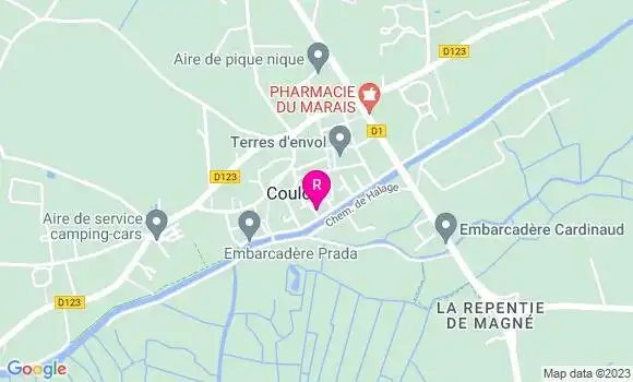 Localisation Restaurant  Quai Sud