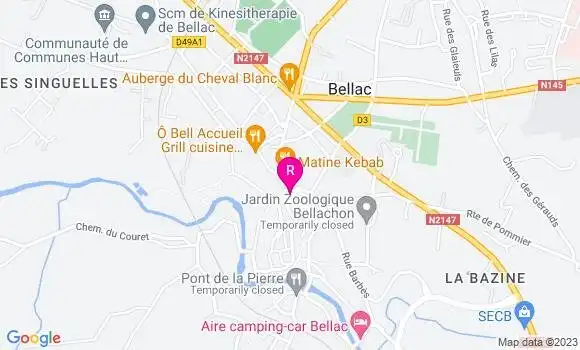 Localisation Restaurant  Le Palais