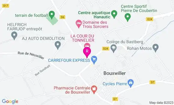 Localisation Restaurant  Au Tilleul