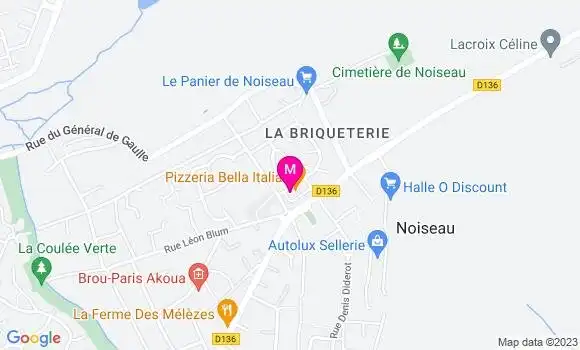 Localisation Restaurant Chinois Le Bonheur de Pékin