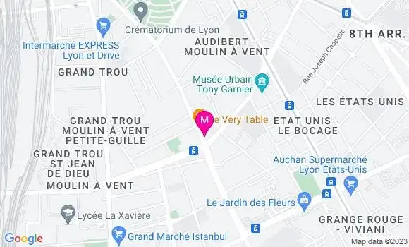 Localisation Restaurant  Le Gratin Lyonnais