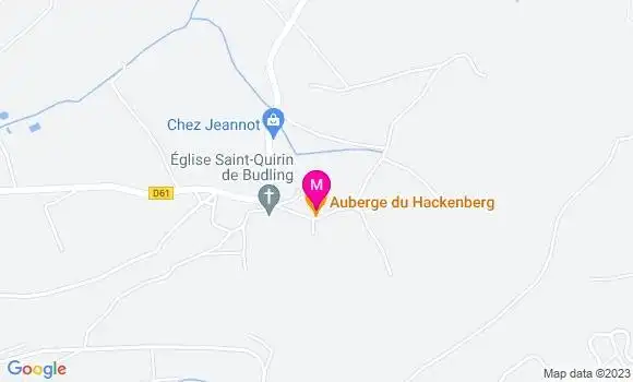 Localisation Auberge du Hackenberg