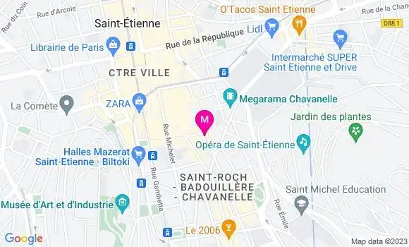 Localisation Le Petit Café