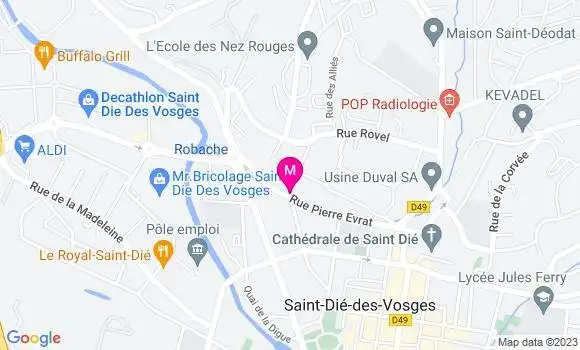 Localisation Restaurant Bar Le Sulky