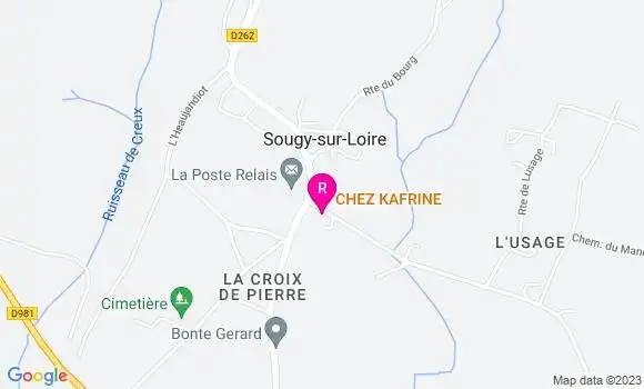 Localisation Restaurant Créole Chez Kafrine