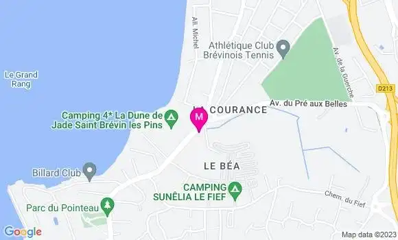 Localisation Restaurant  La Guinguette