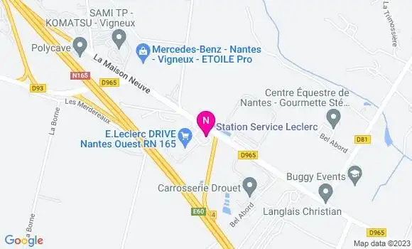 Localisation Station Leclerc