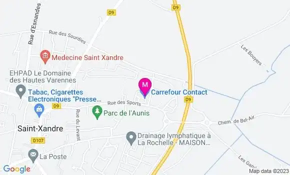 Localisation Carrefour Contact