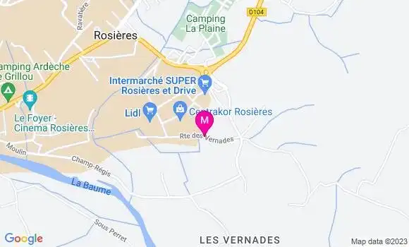 Localisation Intermarché Station