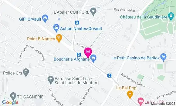Localisation Esso Express