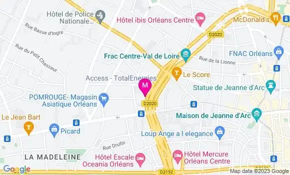 Localisation Access TotalEnergies