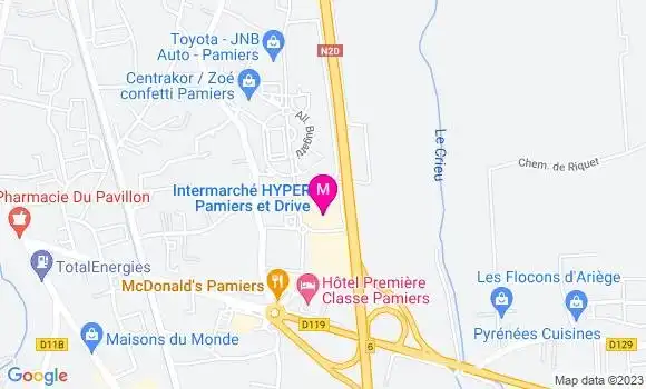 Localisation Station Intermarché