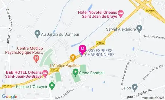 Localisation Esso Express