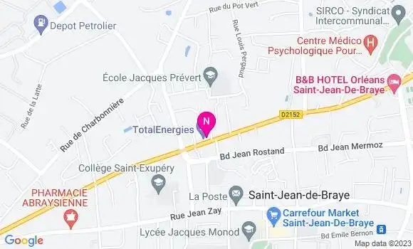 Localisation TotalEnergies