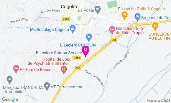 Localisation Station Leclerc
