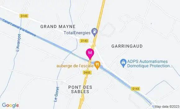Localisation TotalEnergies