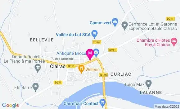 Localisation Ruzzica Marie Paule