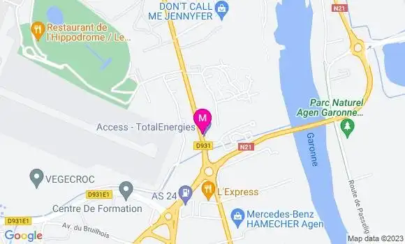 Localisation Access TotalEnergies