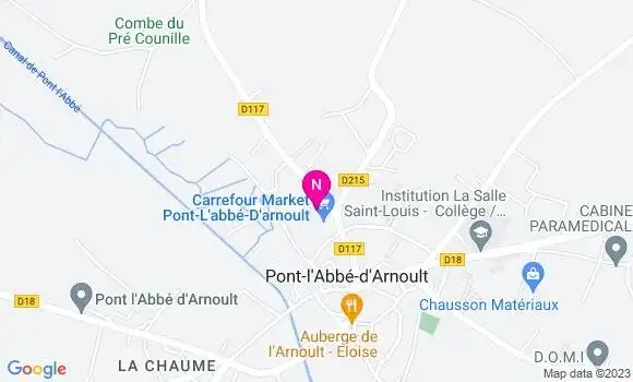 Localisation Carrefour Market