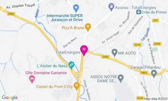 Localisation Cazalis Nouvelle