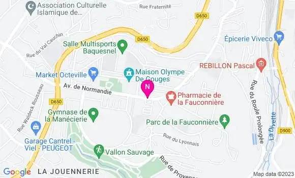 Localisation Esso Express