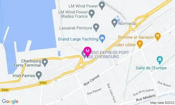 Localisation Esso Express
