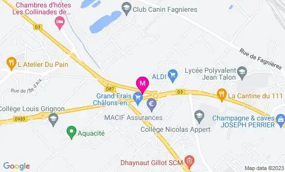 Localisation Esso Express
