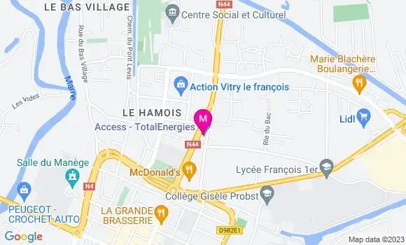 Localisation Access TotalEnergies