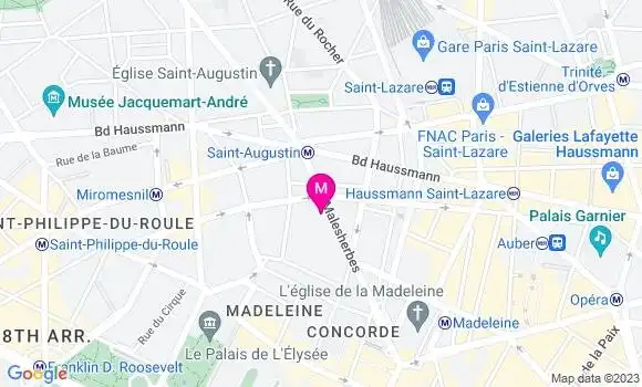 Localisation Relais de Malesherbes