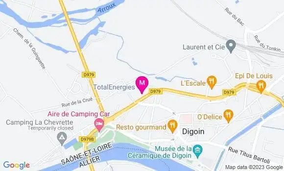 Localisation TotalEnergies