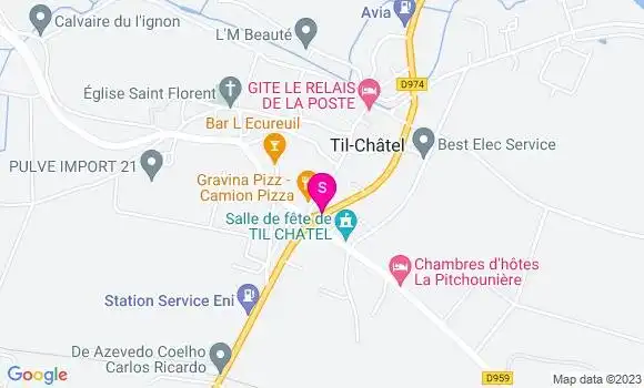 Localisation Station Eni