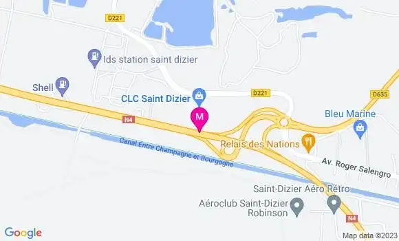 Localisation Esso Express