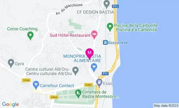 Localisation Station Bartoli