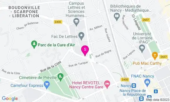 Localisation Esso Express
