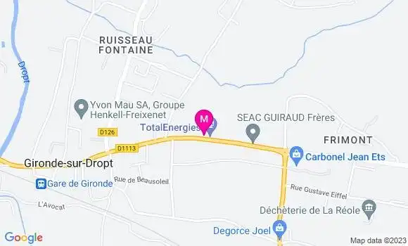 Localisation TotalEnergies