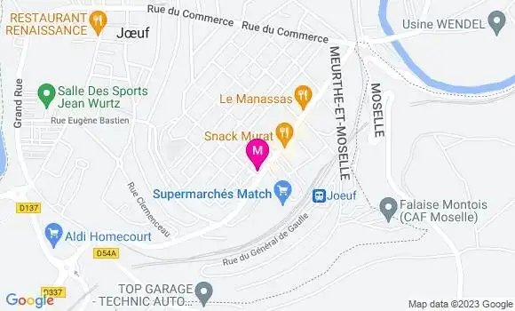 Localisation Esso Express