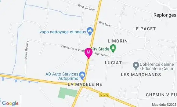 Localisation Intermarché Station
