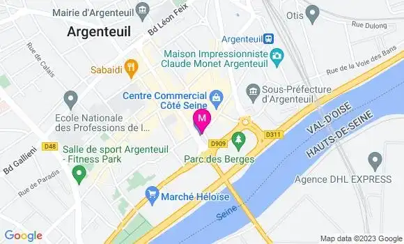 Localisation Esso Express