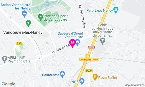 Localisation Esso Express
