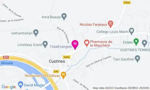 Localisation TotalEnergies
