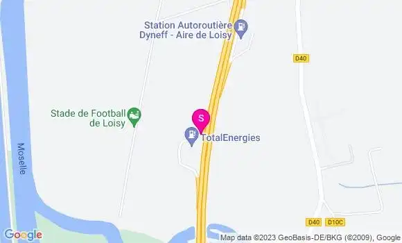 Localisation Relais Total de l