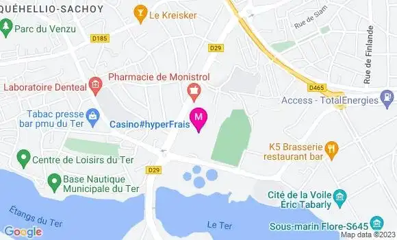 Localisation Géant Casino